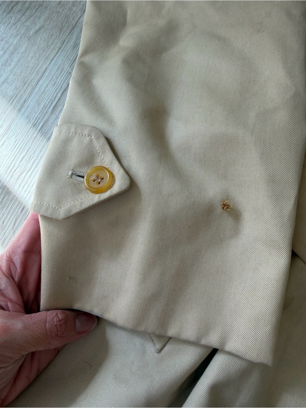 Vintage Burberrys Made in England Trench Coat Nova Check Beige Belted - Picture 11 of 11